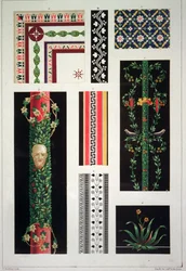 ポンペイの装飾、クンダールの装飾例から